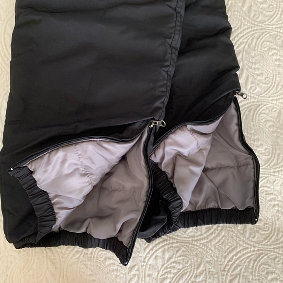 White Sierra Kids Snow Bib Overalls Pants Ski Black Grey Boys Girls Size 4 - Picture 10 of 15